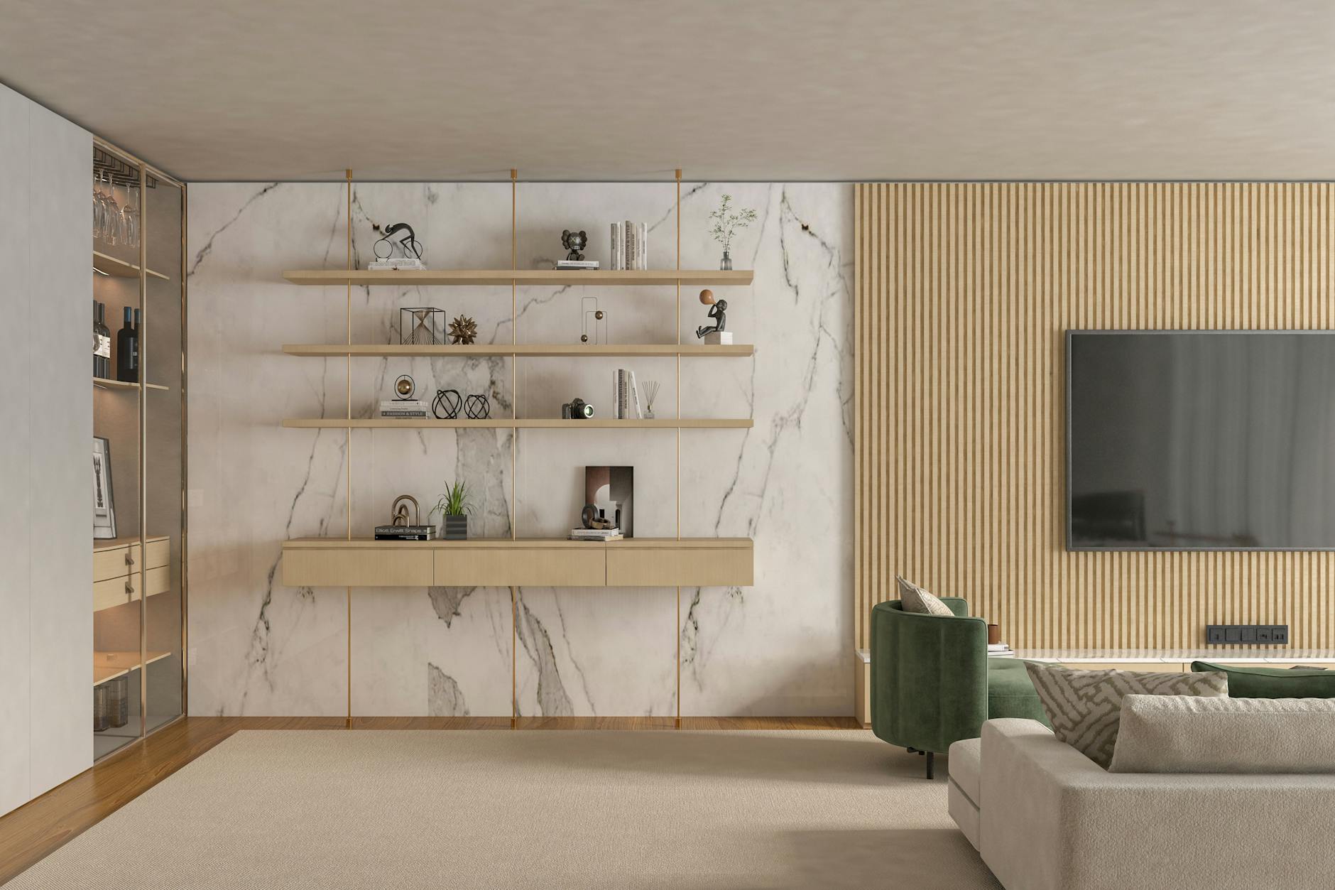 Hägelund Bromma Slim Shelving Unit