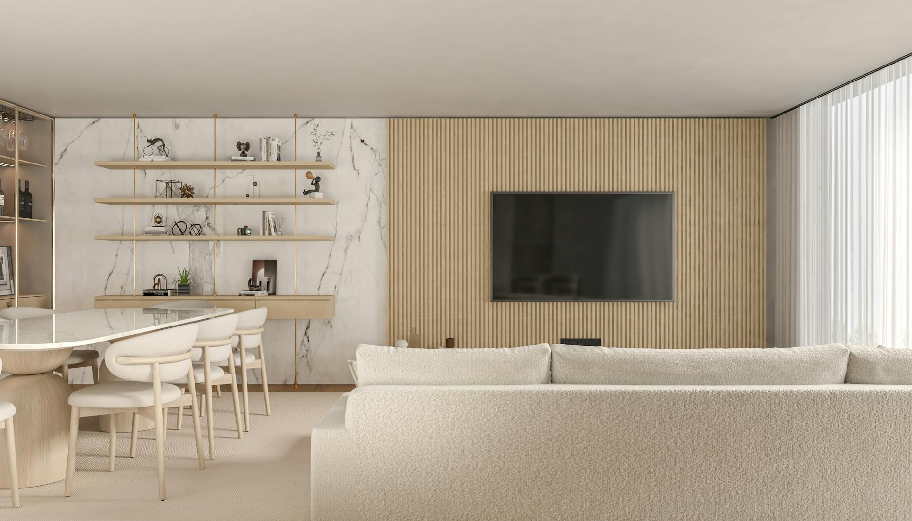 Tuva House Maplewood TV Unit